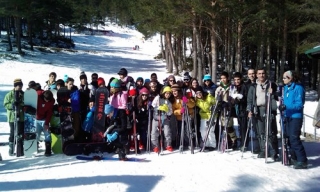 grupo de esqui